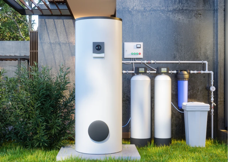 Home water filtration setup